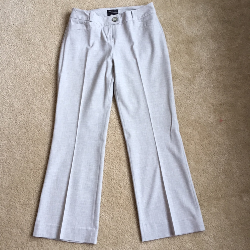 Limited light/heather gray trouser/suit pants